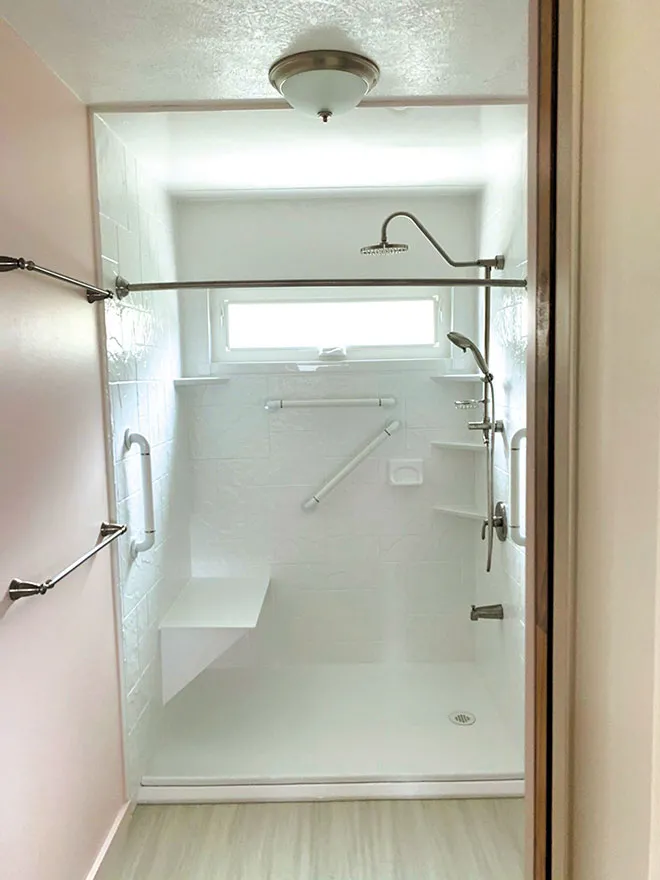 Avoid slips, falls with bathroom remodel